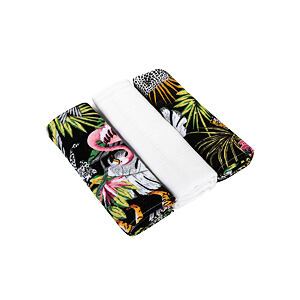Plienky bavlna Premium potlač, 80x70 cm, (3ks), JUNGLE
