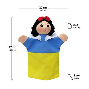 Moravská ústředna Sněhurka 27cm, maňásek