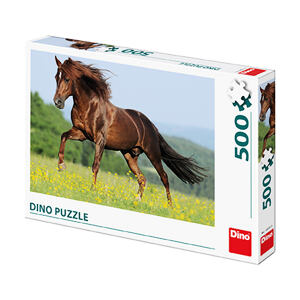 Dino Kůň na louce Puzzle 500 dílků