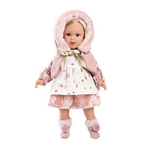 Llorens 54044 LUCIA - realistická bábika s mäkkým látkovým telom - 40 cm