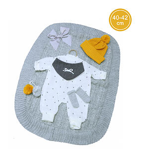 Llorens M740-01 oblečenie pre bábiku bábätko NEW BORN veľkosti 40-42 cm