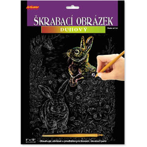 SMT Škrabací obrázok dúhový, viac druhov