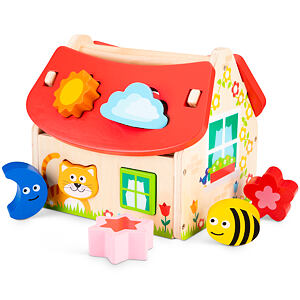 New Classic Toys Domeček - vkládání tvarů