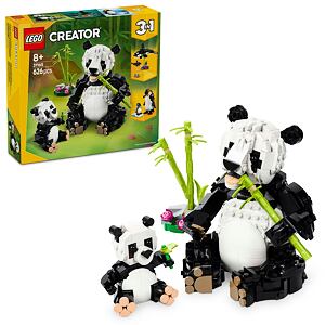 LEGO® Creator 3v1 31165 Divoká zvířata: Pandí rodinka