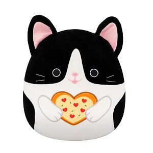 SQUISHMALLOWS Černo bílá kočka - Cicely, 30 cm