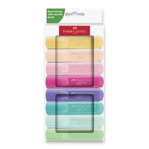 FABER-CASTELL Zvýrazňovač Textliner 46 Pastel sada 8 ks