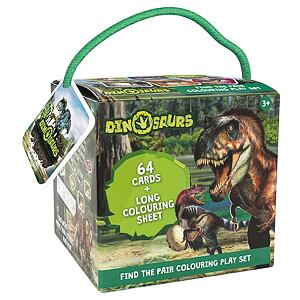 Jiri Models Pexeso na cesty s omalovánkami Dinosauři