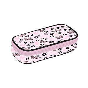 Oxybag Peračník etue JUMBO - OXY NEXT Butterfly pink