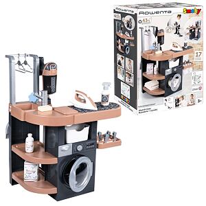 Mașină de spălat rufe Smoby 3 în 1 cu fier de călcat și aspirator vertical Rowenta