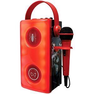 Lexibook Kabelloser Lautsprecher mit Beleuchtung und Mikrofon – Spider-Man