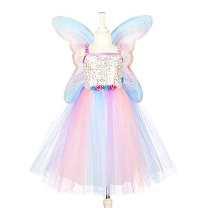 Souza! Dětský kostým Felicity s motýlími křídly - 3-4 let, 98-104 cm