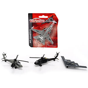 Majorette Air Squadron vojenský, kovový, 4 druhy