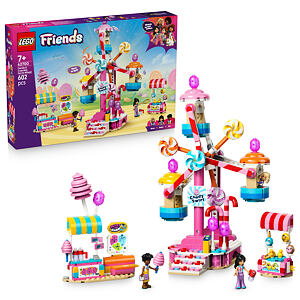 LEGO® Friends 42700 Kolotoč so sladkosťami a cupcaky