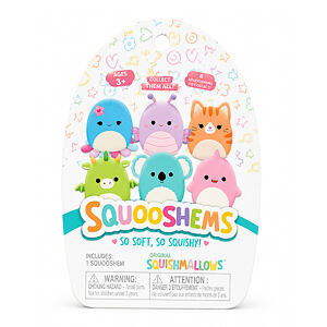 SQUISHMALLOWS Squooshems Mystery antistresová figúrka - Core Squad