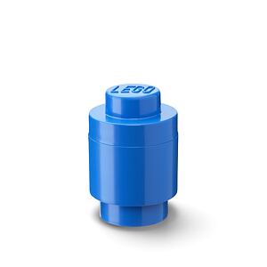 LEGO úložný box okrúhly 123 x 183 mm - modrá