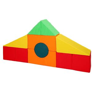 Moliplay Molitanová stavebnice bavlna, 11 dílů velikost XXL
