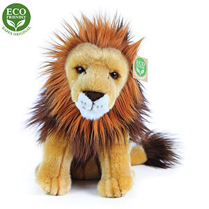 Plyšový lev sediaci 25 cm ECO-FRIENDLY