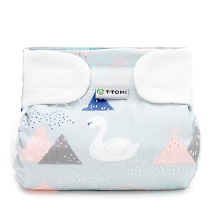 T-TOMI Ortopedické abdukčné nohavičky - suchý zips, swan 3-6 kg
