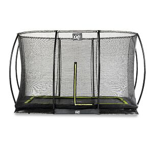 EXIT TOYS Silhouette pozemní trampolína 244x366 cm s ochrannou sítí - černá