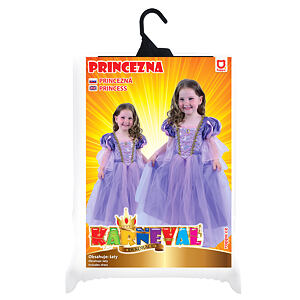 Rappa Dětský kostým princezna Fialka (S)