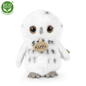 Plyšová sova bílá 18 cm ECO-FRIENDLY