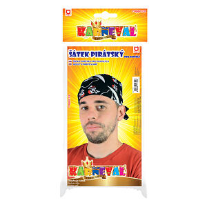 Rappa Šátek pirátský s lebkami