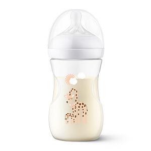 Philips AVENT Fľaša Natural Response 260 ml, 1m+, žirafa