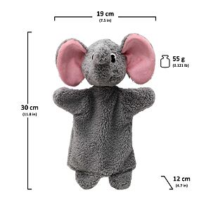 Moravská ústředna Slon 30cm, maňásek