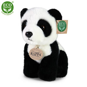 Rappa Plyšová panda sediaca, 18 cm