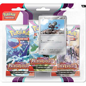 Pokémon TCG: SV02 Paldea Evolved - 3 Blister Booster