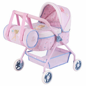 DeCuevas 86051 Môj prvý kočík pre bábiky s taškou GALA 2023 - 56 cm