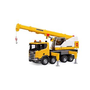Bruder SCANIA LKW - gelber Kran