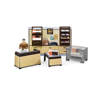 Bruder Kancelář logistiky + figurka