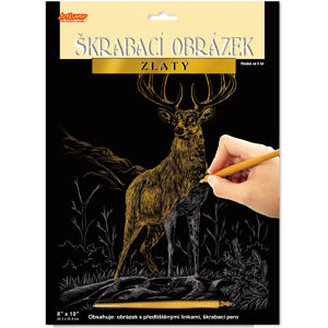 SMT Škrabací obrázok zlatý, viac druhov