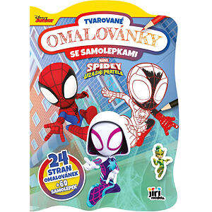 Jiri Models Tvarované omaľovánky Spidey