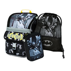 BAAGL SET 3 Zippy Batman Dark City: batoh, peračník, sáčok