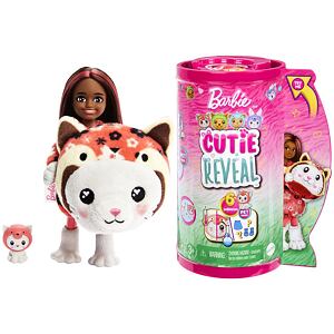 Mattel Barbie Cutie Reveal Chelsea v kostýmu - Kotě v červeném kostýmu Pandy