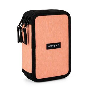 Oxybag Penál 3 patrový prázdný UNICOLOR meruňkový