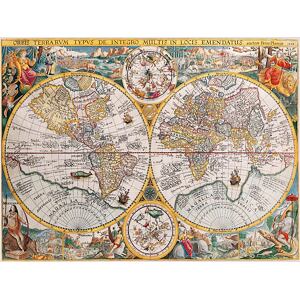 Ravensburger Historická mapa 1500 dílků