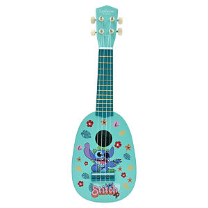 Lexibook Dřevěné ukulele s nylonovými strunami 53 cm Disney Stitch