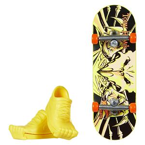 Mattel Hot Wheels SKATES Neonové lebky Fingerboard a boty, více druhů