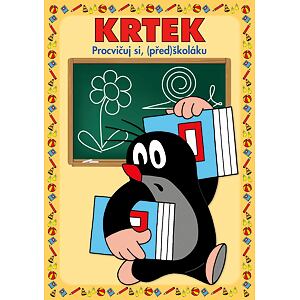 Akim Stíratelný sešit "Procvičuj si (před)školáku" + stíratelný popisovač - Krtek