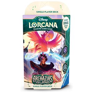 Ravensburger Disney Lorcana: Archazia's Island - Starter Deck jeden AMETHYST & STEEL IAGO & JAFAR