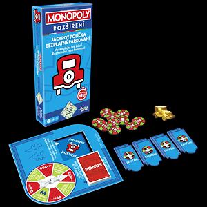 Hasbro Monopoly rozšíření JACKPOT, bezplatné parkování CZ verze