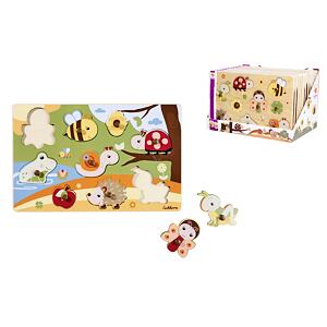 Eichhorn Drevené puzzle 9 dielikov, 2 druhy