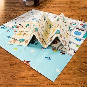 Asalvo Hracia podložka PLAY MAT XL 120*180cm CITY-FOREST