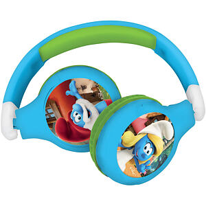 Lexibook Skládací bezdrátová sluchátka Šmoulové