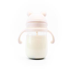 Kidnort Hrneček s brčkem Bringebaer 240ml béžový