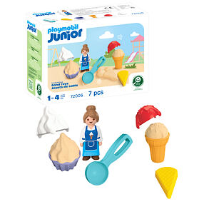 Playmobil JUNIOR: Pieskovisko Zmrzlináreň