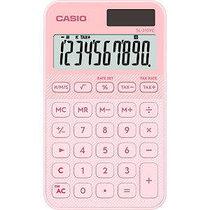 CASIO Taschenrechner pink